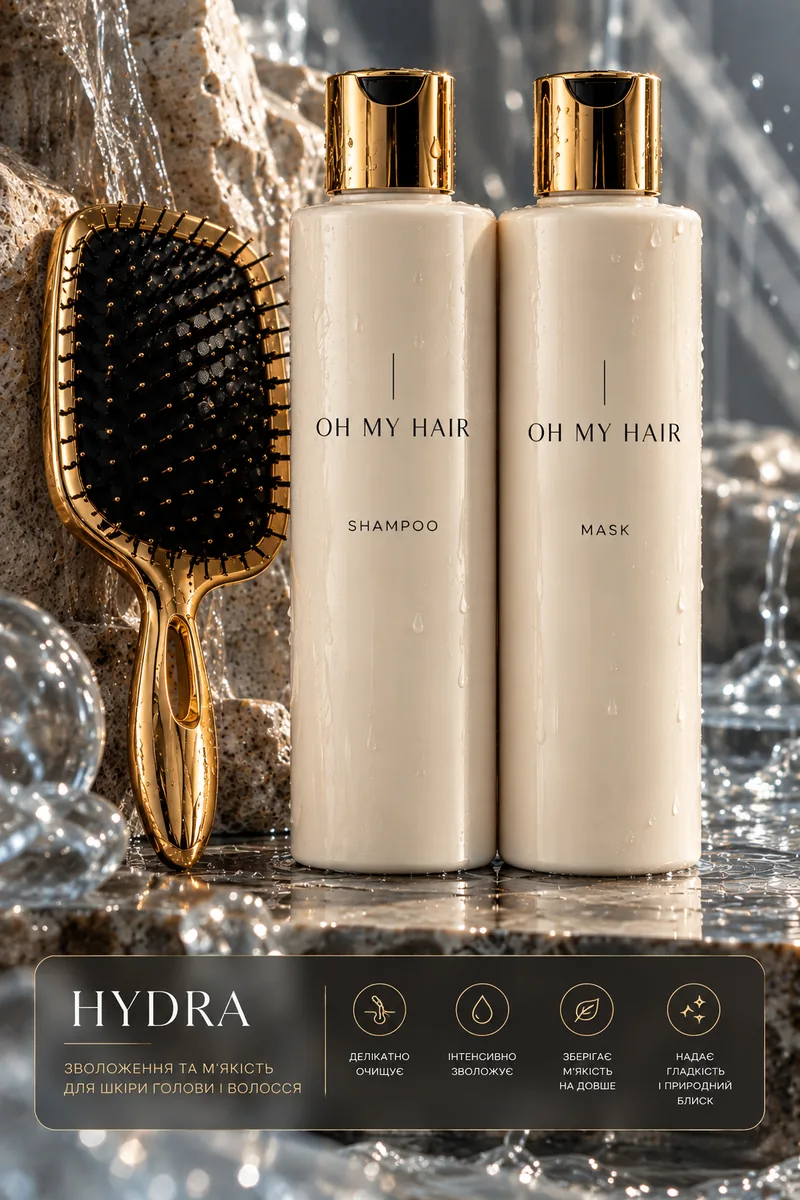 OH! My Hair Hydra — зволоження та м’якість, для шкіри голови і волосся